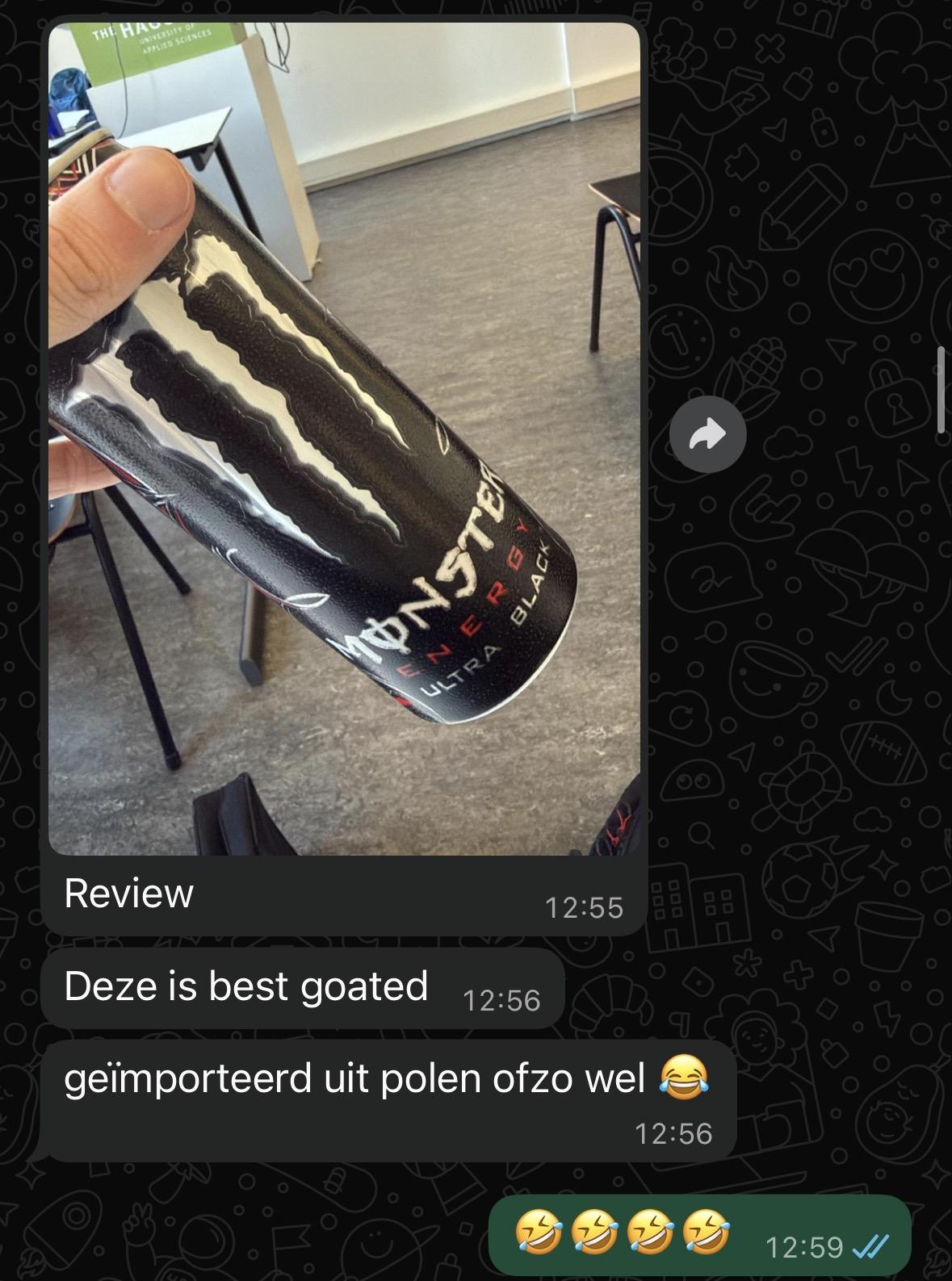 WhatsApp chat, flavour review