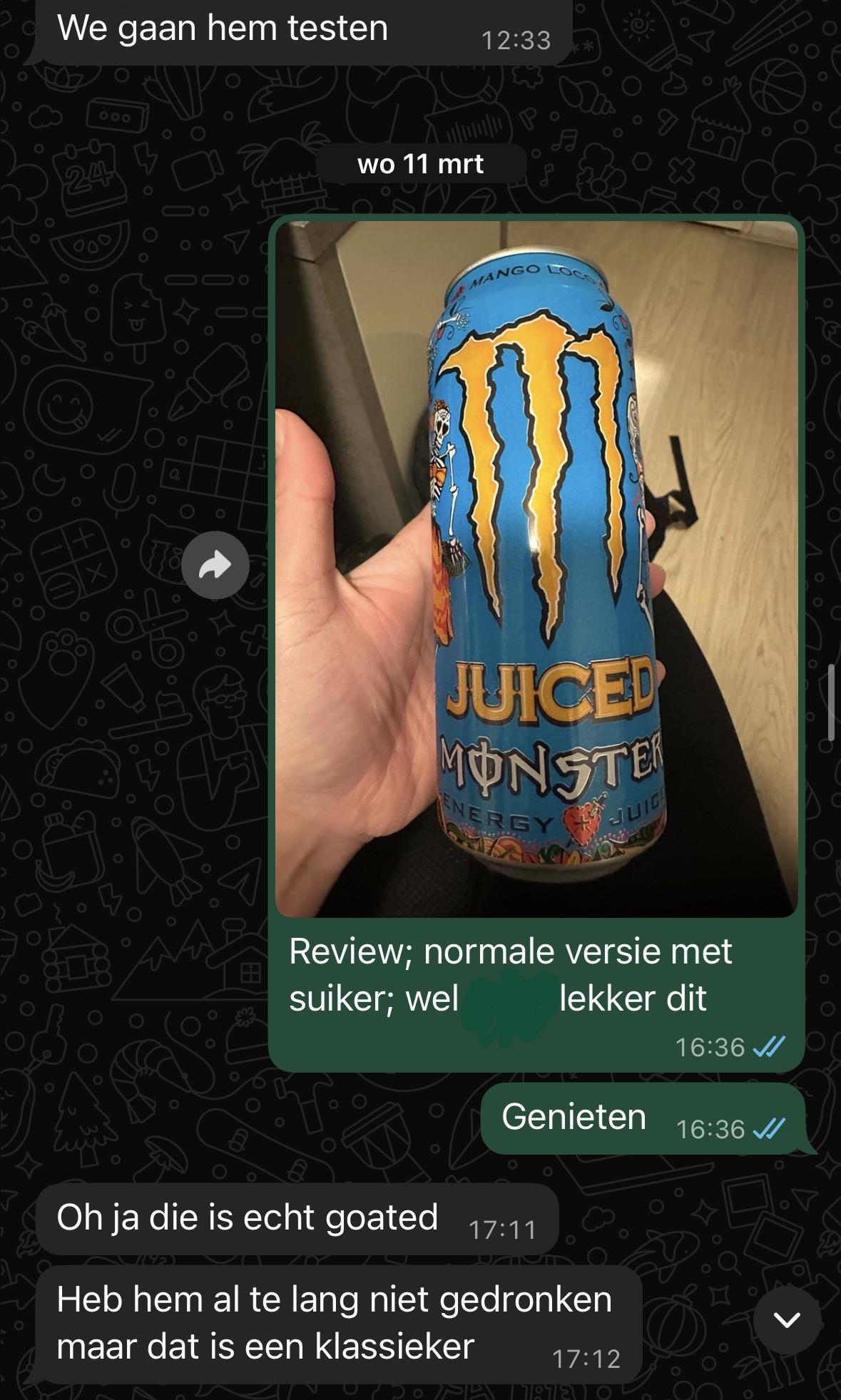 WhatsApp chat, trying something new